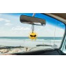 Coolballs Cool Sunshine Car Antenna Topper / Auto Dashboard Accessory (Black) (Fat Antenna) 